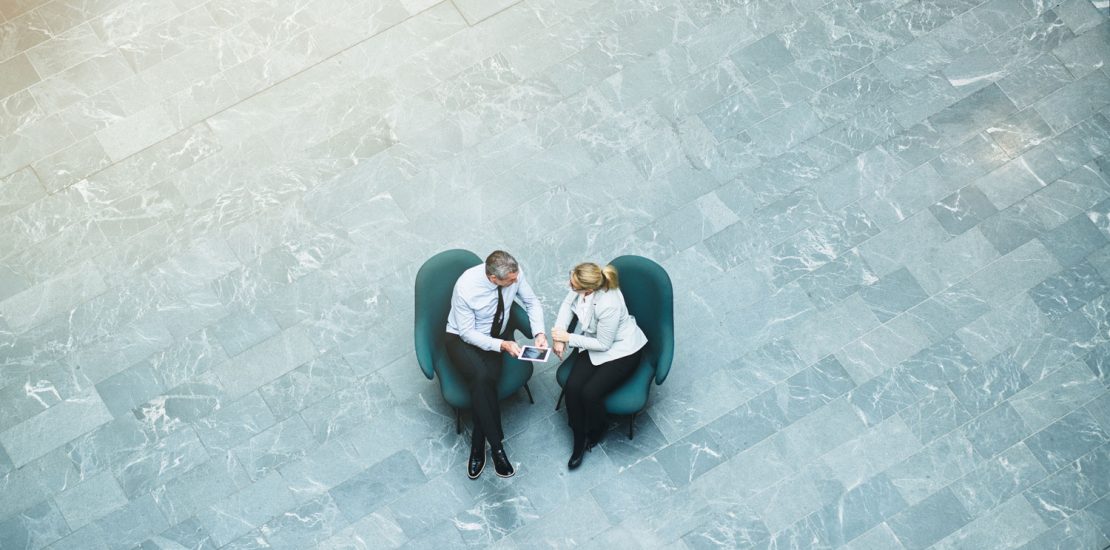 decorative image of people discussing